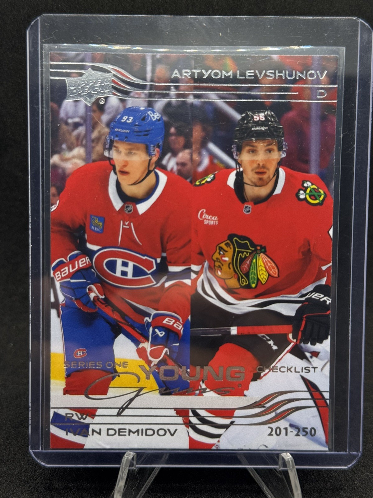 2025-26 Upper Deck Young Guns Checklist Ivan Demidov / Artyom Levshunov #250 RC