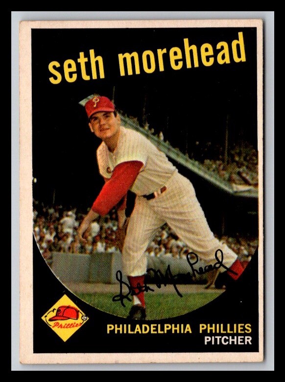 1959 Topps #253b Seth Morehead White Back VG or Better