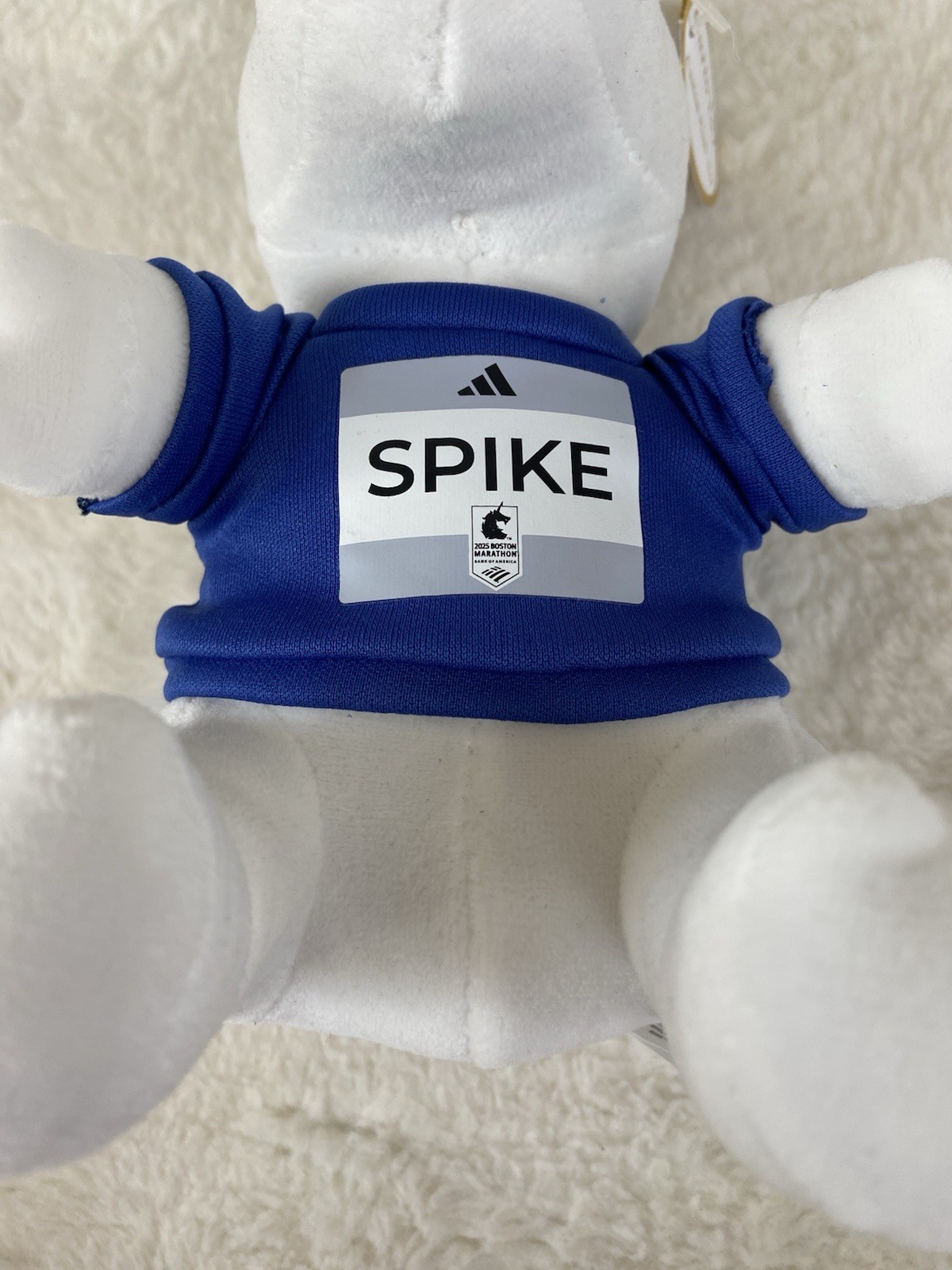 2025 Boston Marathon Official Mascot “Spike” Unicorn Plush Adidas Running Fan