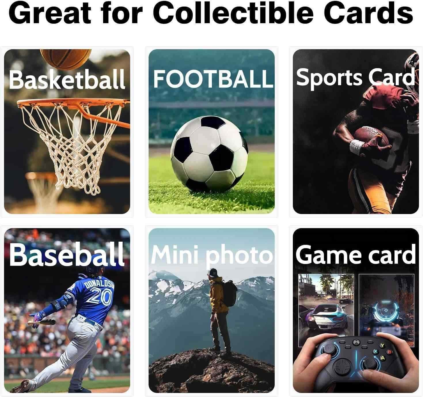 1000CT Standard 3×4 Toploaders & 1000pcs Sleeves 35pt Cards Holder 10*100Pack