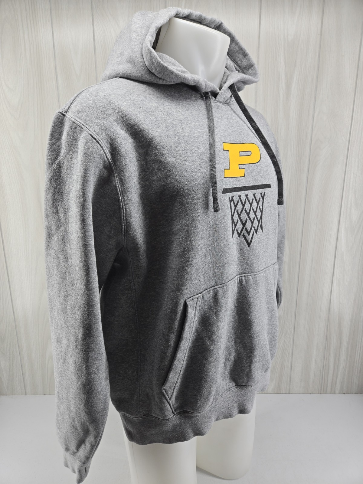 Nike Purdue Boilermakers Gray Hoodie Fleece Sweatshirt Hoodie Men’s LARGE