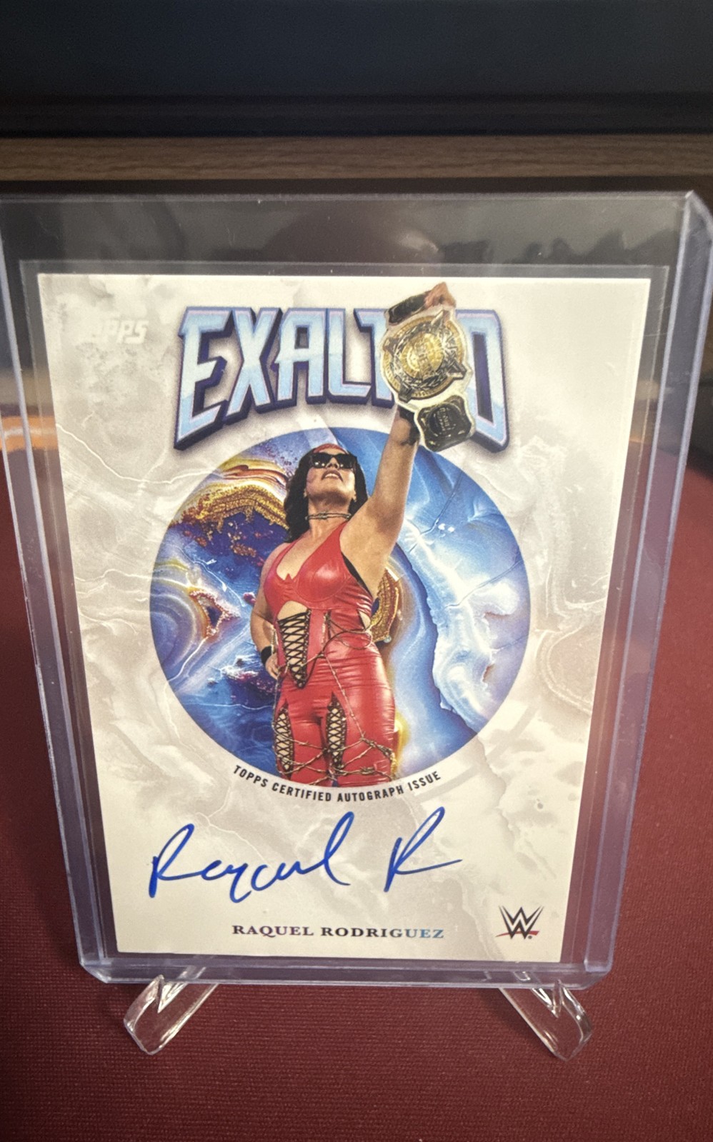 2025 Topps Exalted WWE – Exalted Autographs Raquel Rodriguez #EXA-RAQ (AU)