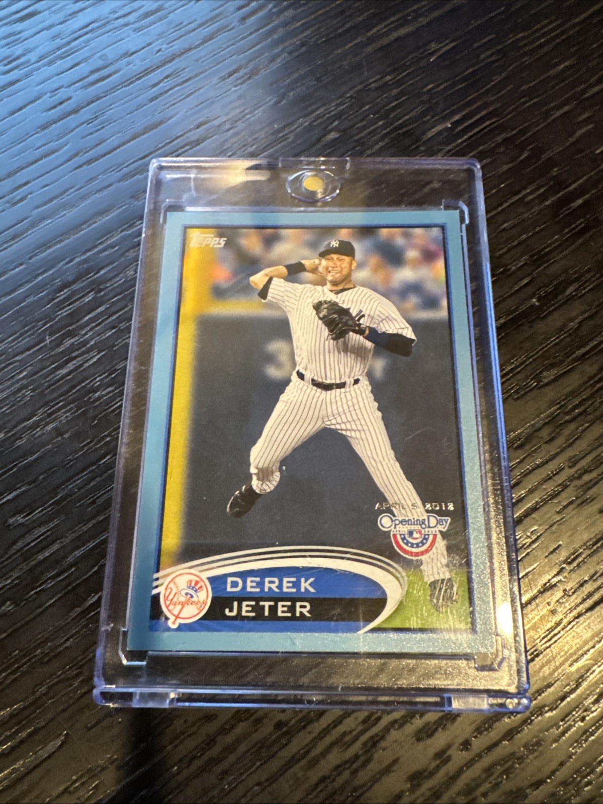 Derek Jeter 2012 Topps Opening Day Blue #90 New York Yankees # 0428/2012