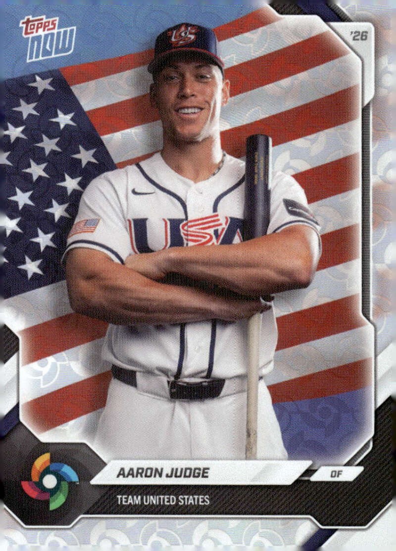 AARON JUDGE SP 2026 Topps NOW LogoFractor #USA1 USA World Baseball Cla ID:168632