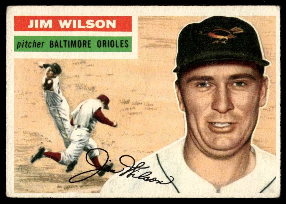 1956 Topps Jim Wilson Baltimore Orioles #171