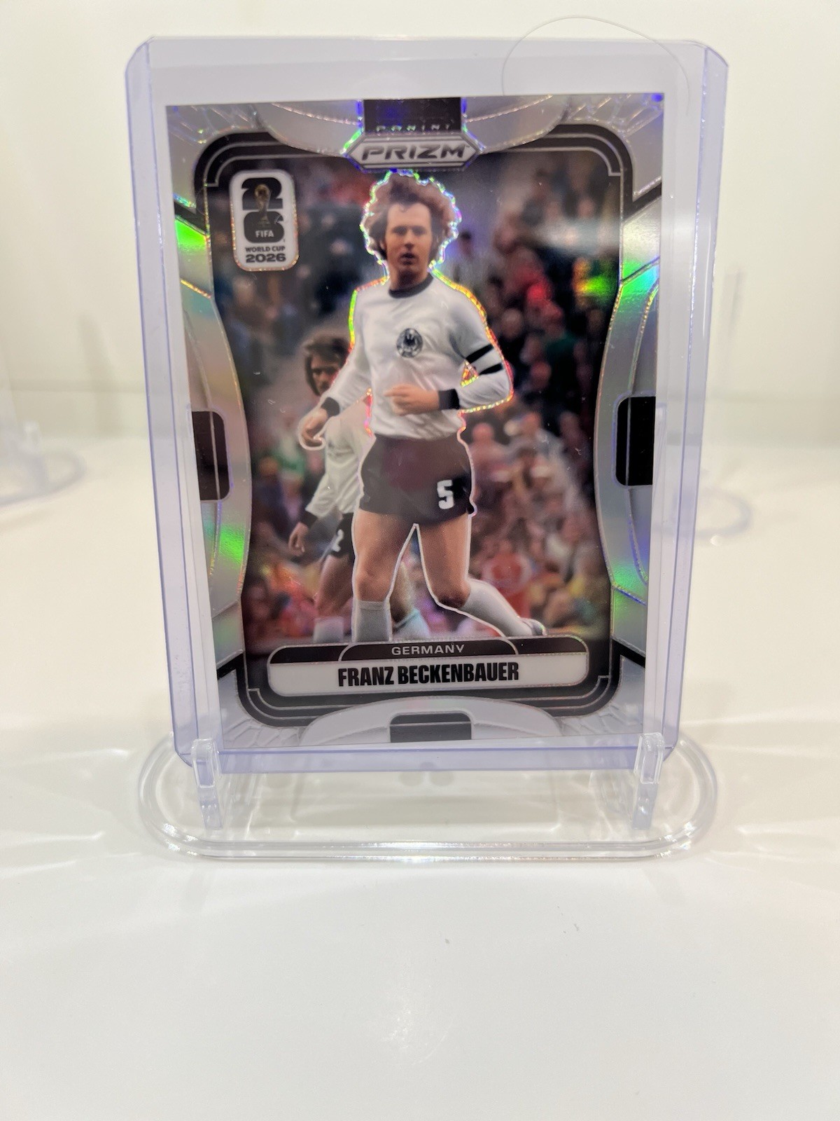 2026 Panini Prizm Silver Refractor FIFA World Cup Franz Beckenbauer Germany #63