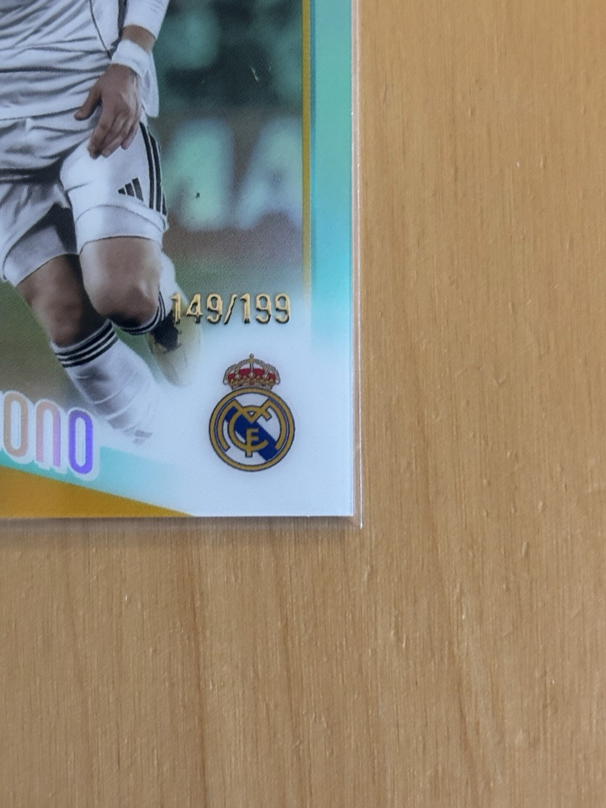 2025-26 topps franco mastantuono rc /199 Aqua Refractor Real Madrid