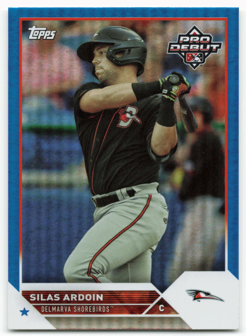 2023 Silas Ardoin Topps Pro Debut Rookie Blue Foil 027/150
