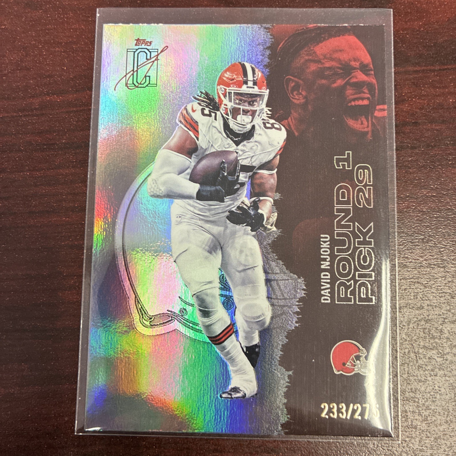 2025 Topps Signature Class David Njoku Chrome #233/275 Cleveland Browns/Chargers
