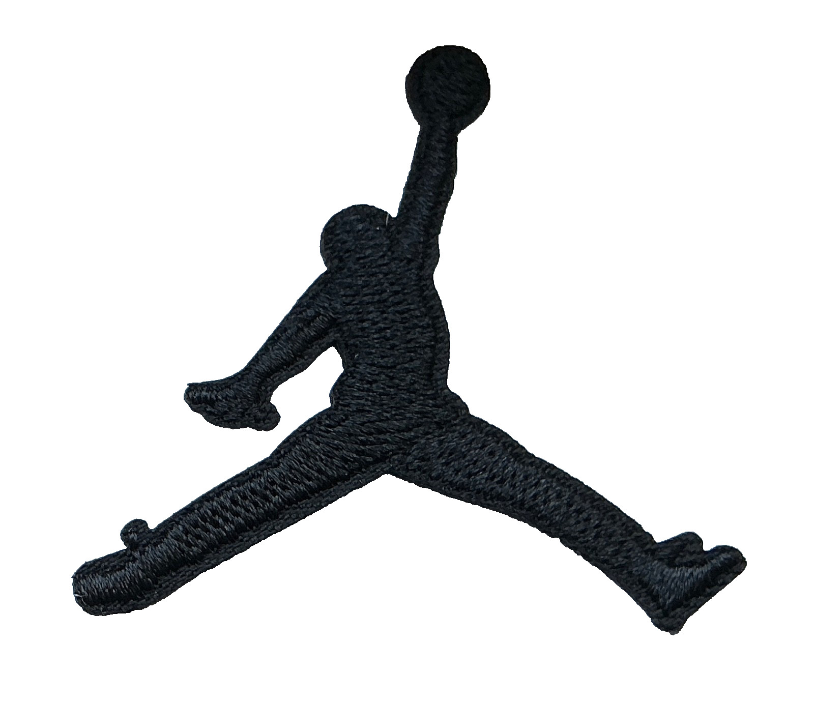 AIR JORDAN – BLACK JUMP MAN – NBA – Embroidered Iron On Patch