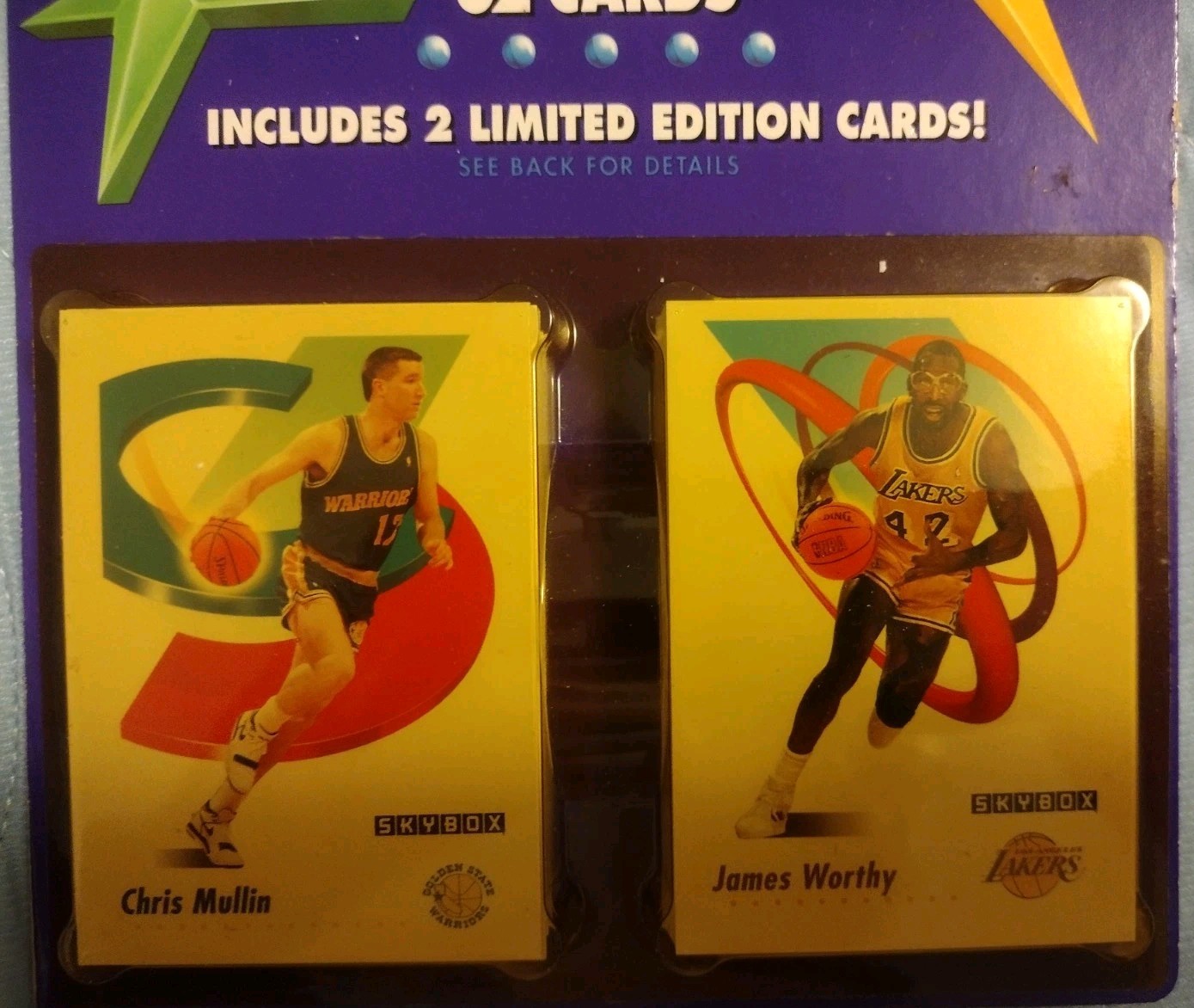 1991-92 SKYBOX NBA FACTORY SEALED BLISTER PACKS-Lot of 2 packs – Patrick Ewing