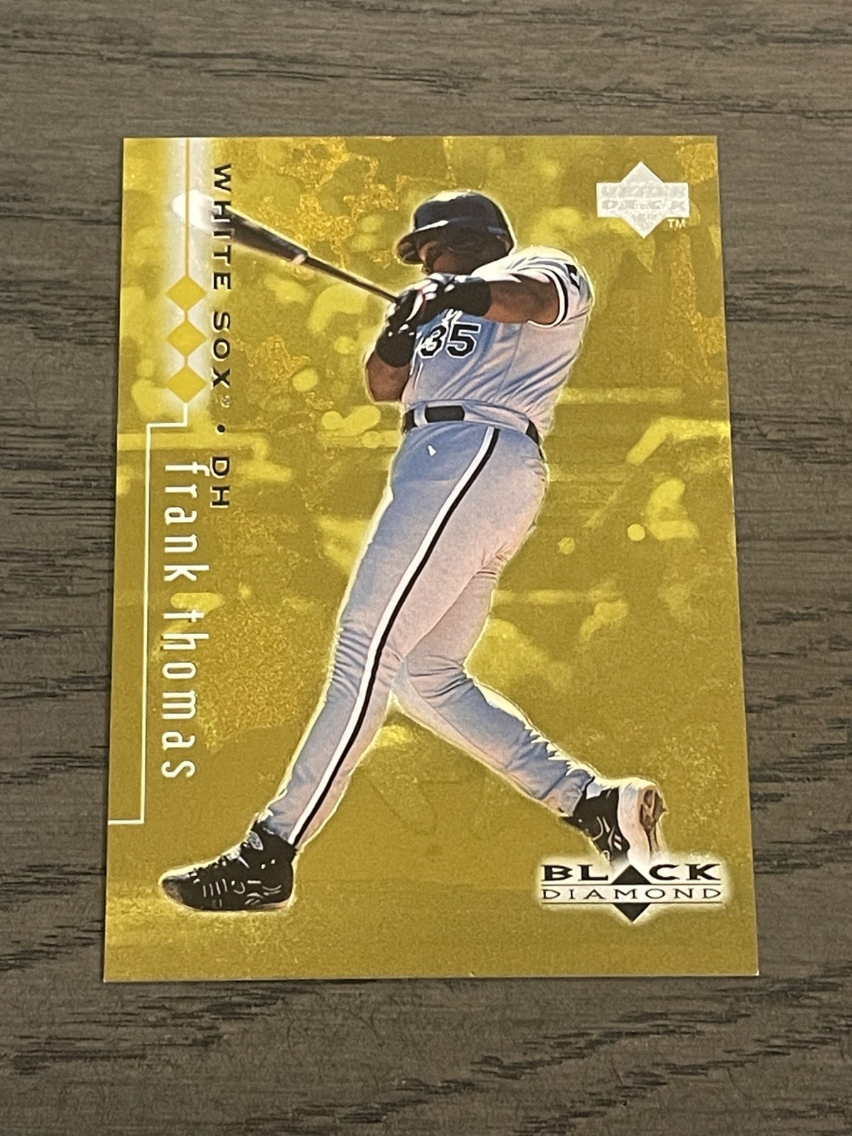 1999 Upper Deck Black Diamond Triple Diamond Frank Thomas #20 White Sox /1500