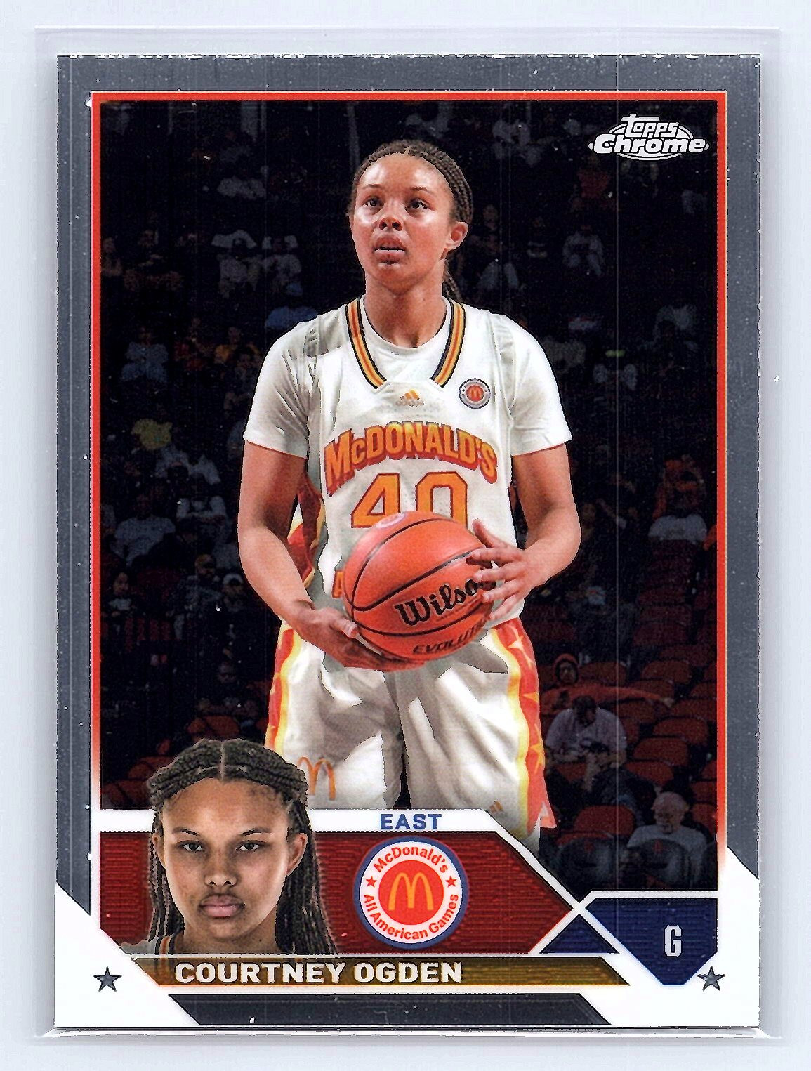 Courtney Ogden 2023 Topps Chrome McDonald’s All American #32 Refractor