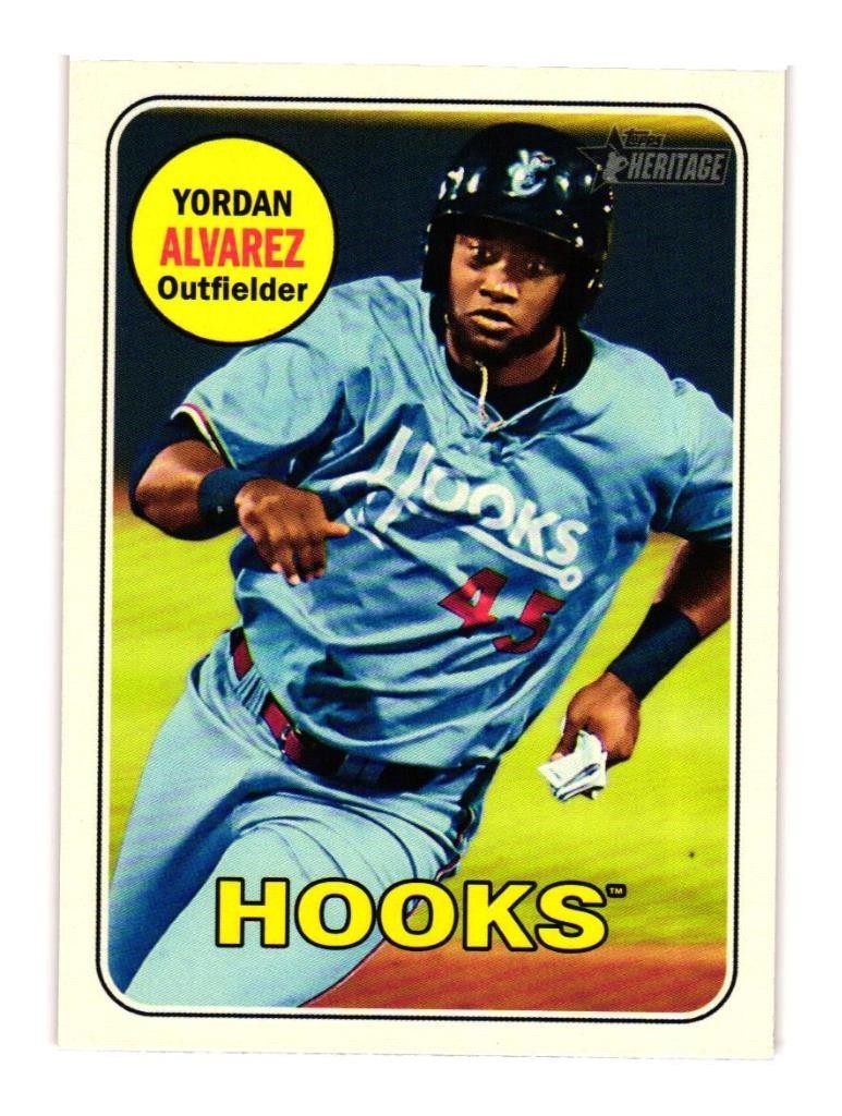 2018 Topps Heritage Minors – Yordan Alvarez (#111) Houston Astros
