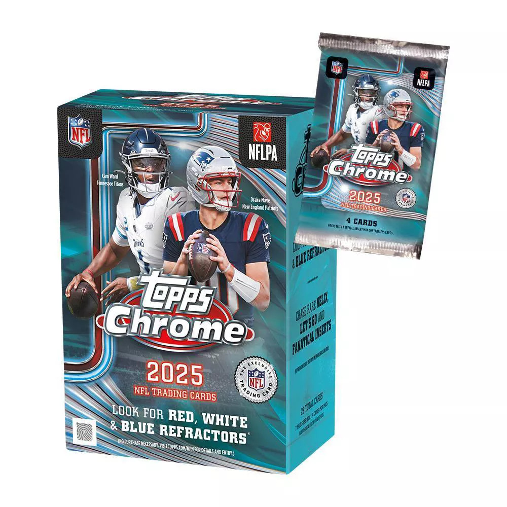 2025 Topps Chrome NFL X-Fractor Parallels -You Pick- **Buy More, Save More**