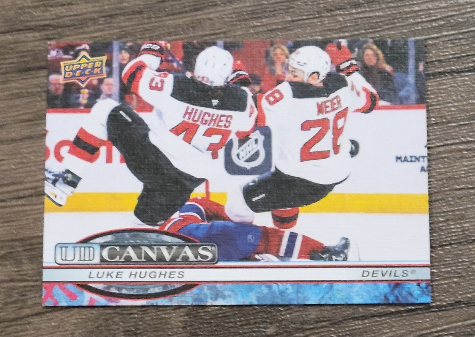 Upper Deck 2025-26 Series 2 UD Canvas C-122 Luke Hughes New Jersey Devils