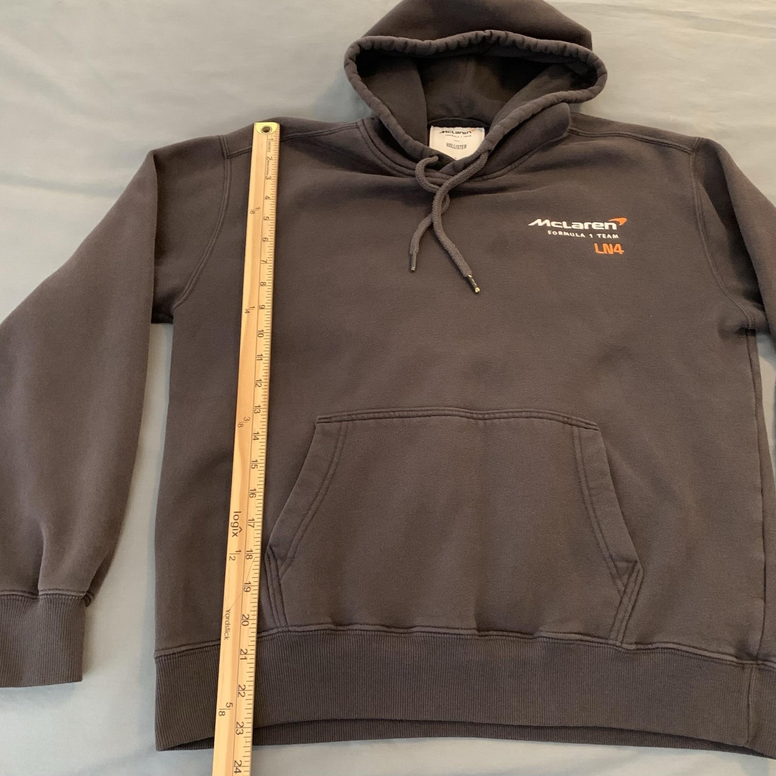 McLaren Formula 1 Sweatshirt Mens Small Gray Racing Lando Norris Hollister LN4