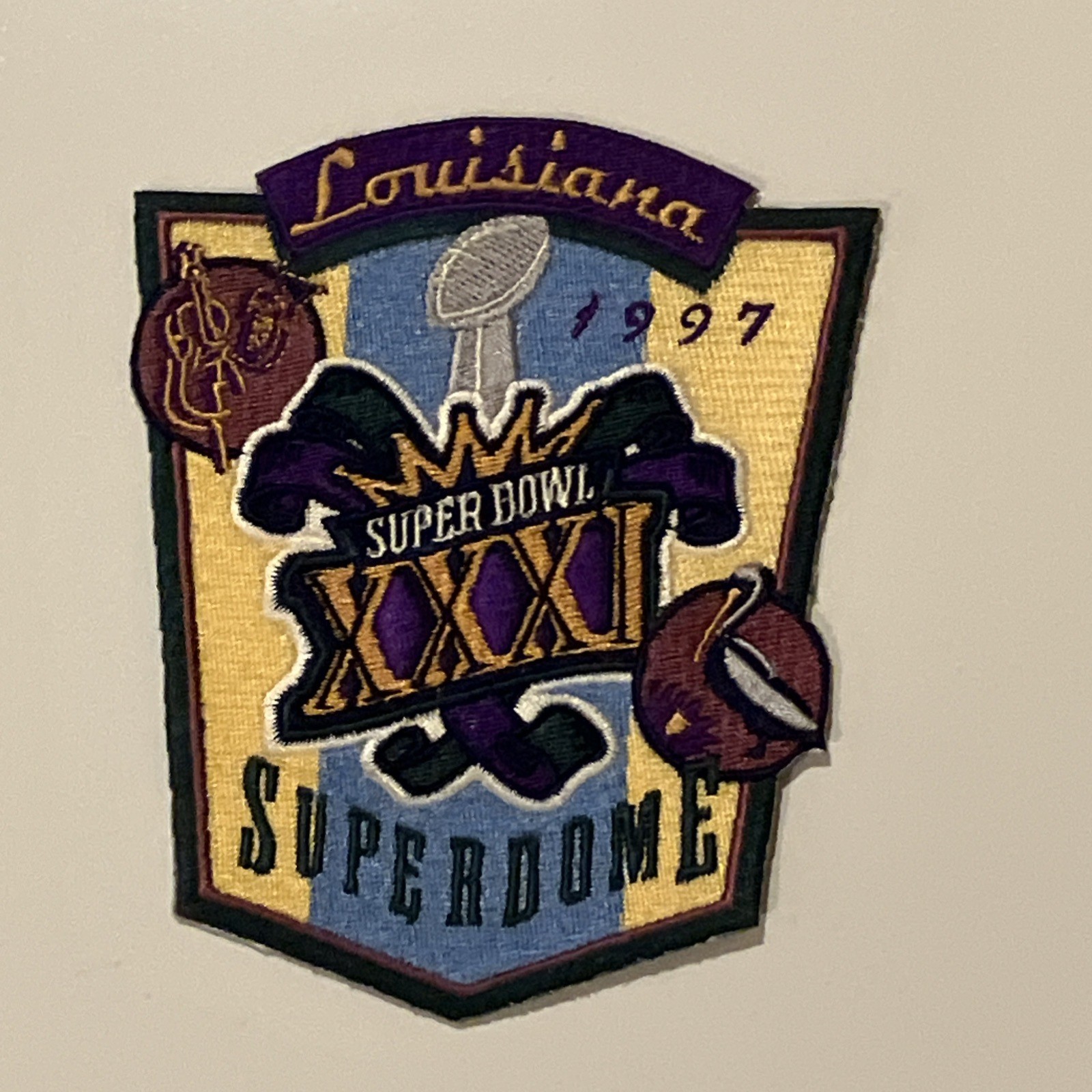 4 PACKERS SUPER BOWL PATCHES ONLY Willabee & Ward NFL SB I II XXXI XLV