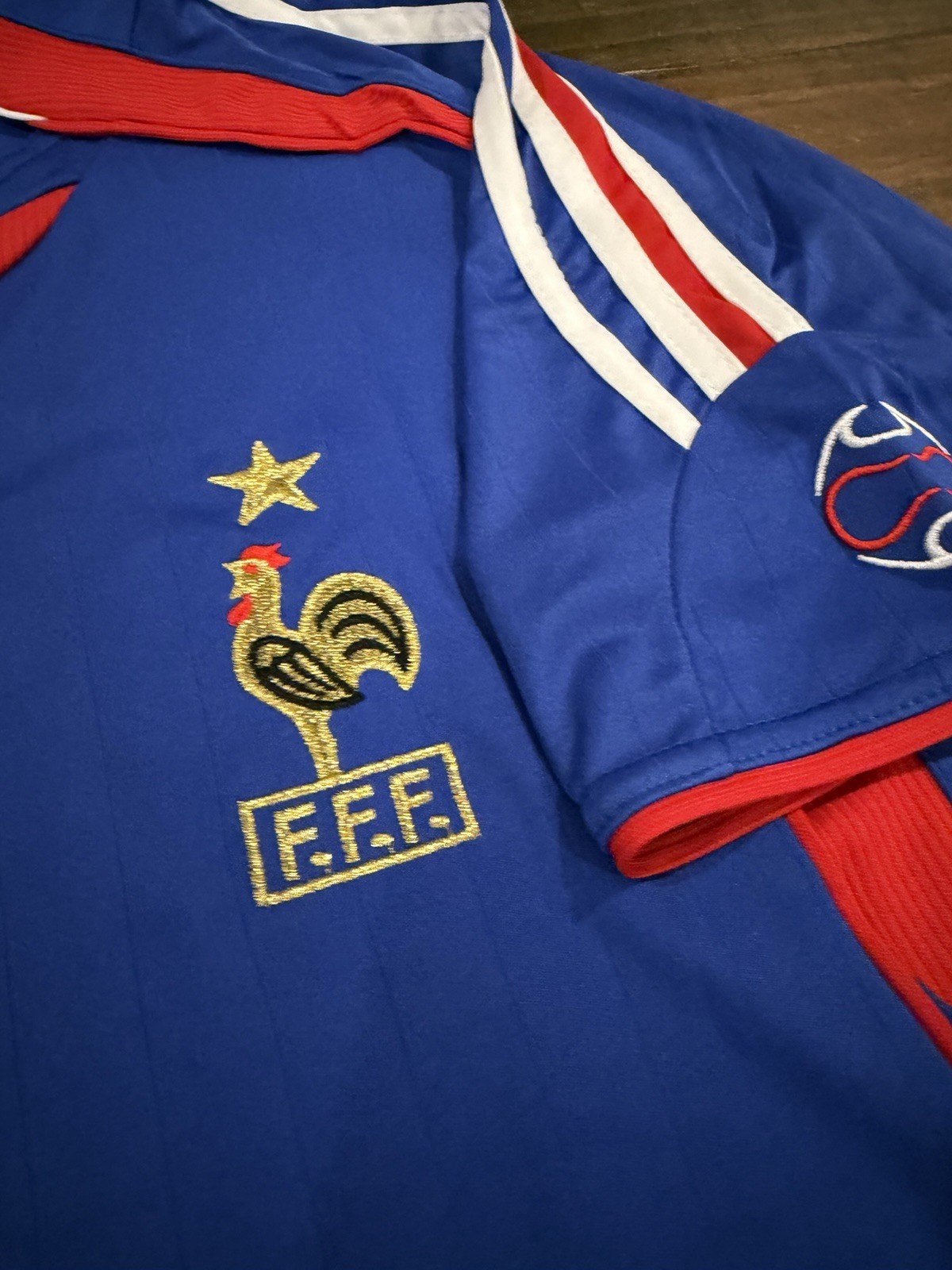 France 2006 Home Zidane #10 Large Adidas FIFA World Cup Germany Soccer