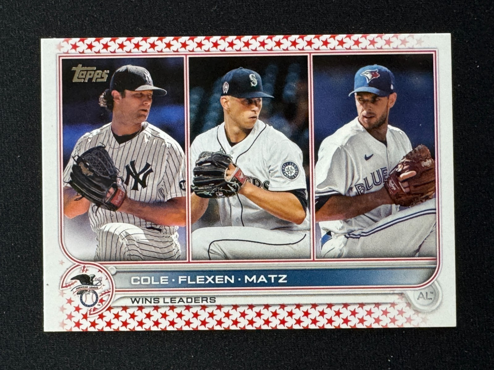 2022 Topps Series 1 #270 Gerrit Cole New York Yankees Independence Day /76 Card