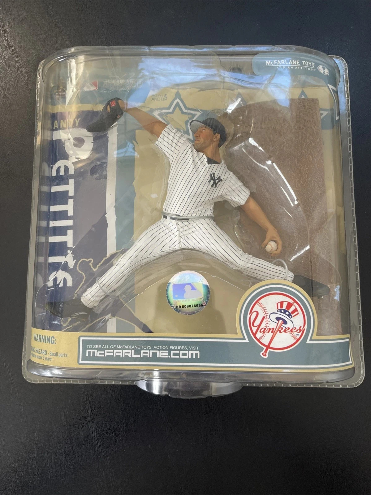 2007 McFarlane New York Yankees Andy Pettitte Figure Sealed Series CIB