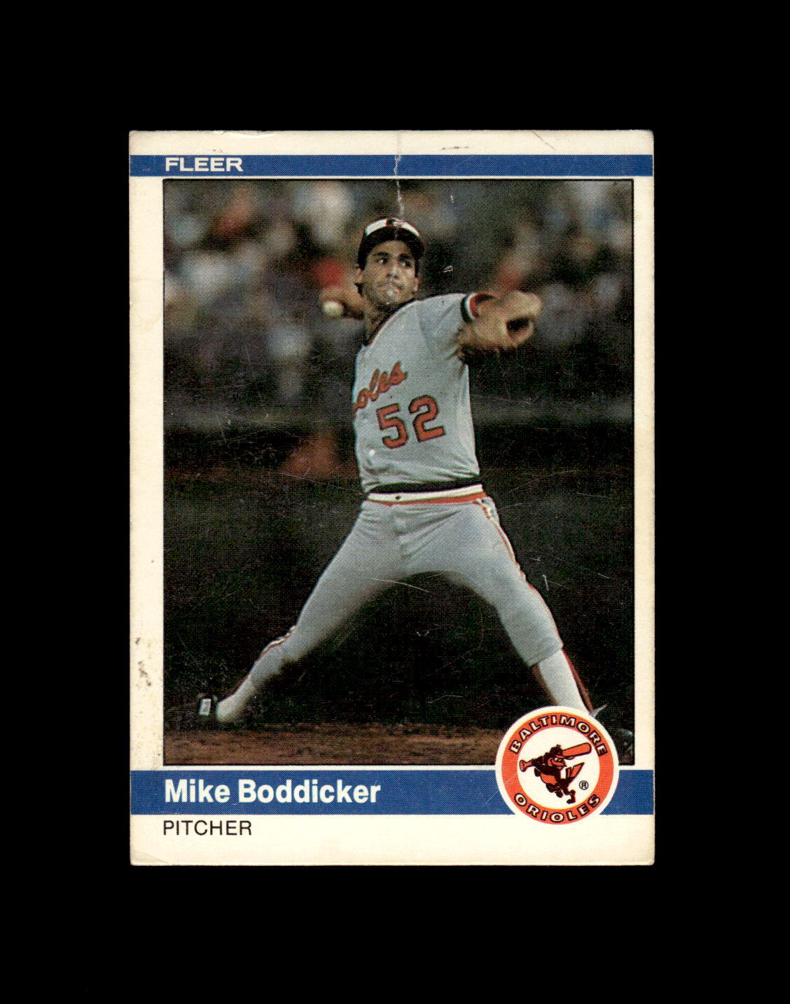 1984 Fleer #1 Mike Boddicker