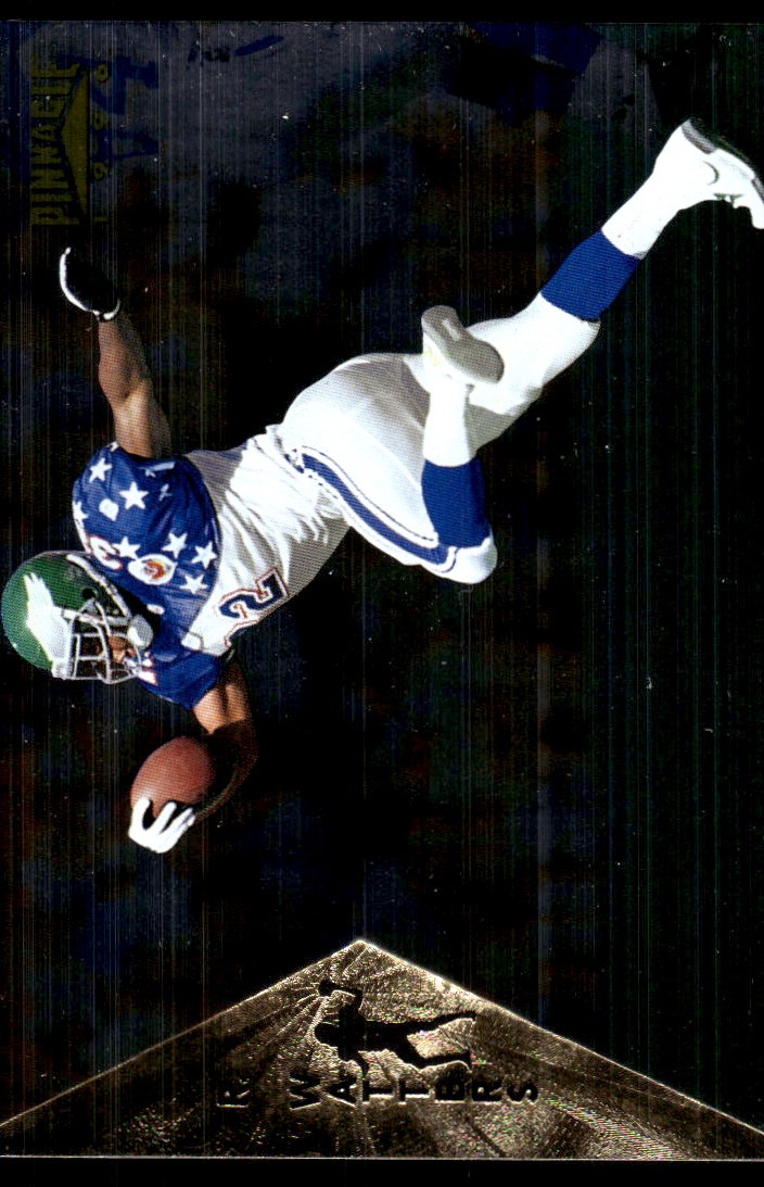 Ricky Watters 1996 Pinnacle #79 Eagles NFL READ FREE SHIPPING AutographDen
