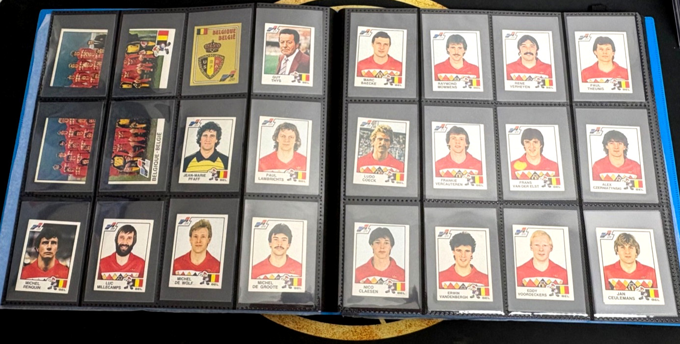 1984 Panini EURO 84 France Complete Loose Non-stuck Sticker Collection + Packet