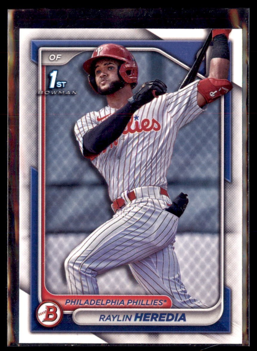2024 Bowman Prospect Paper Raylin Heredia Phillies #BP-146 5 Card Lot