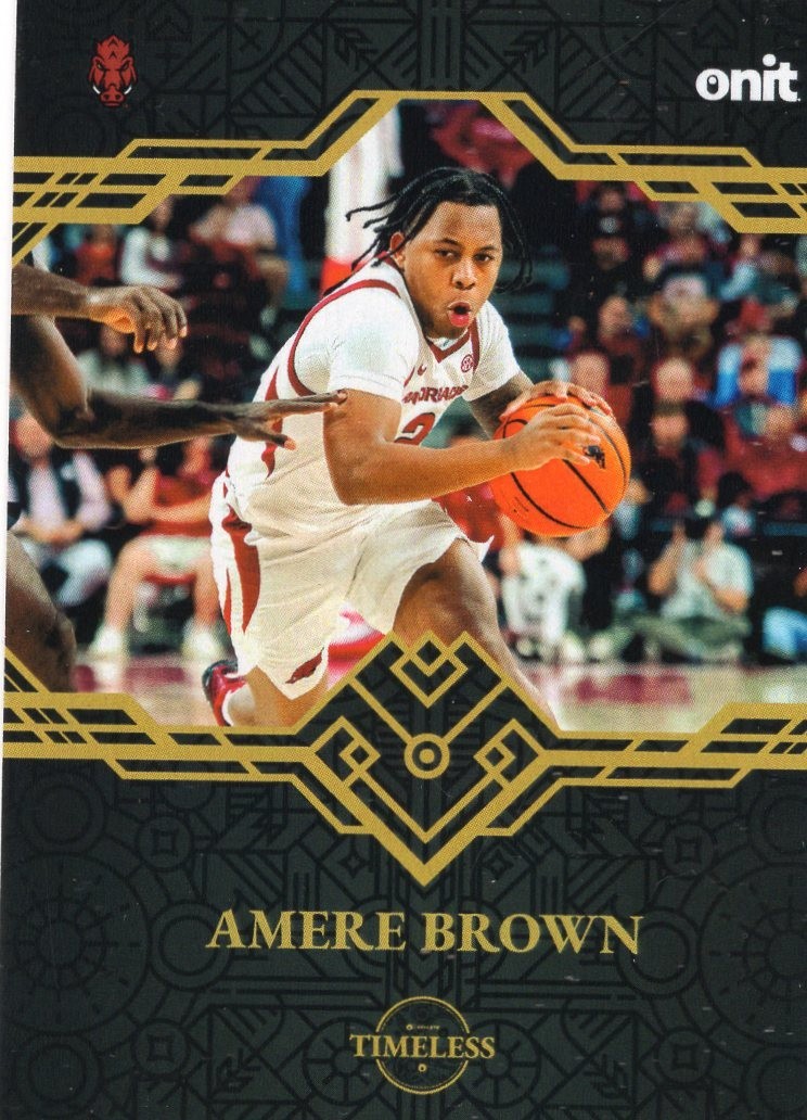 ONIT Athlete Timeless 2025-26 Arkansas Razorback Men’s Basketball Cards – U Pick