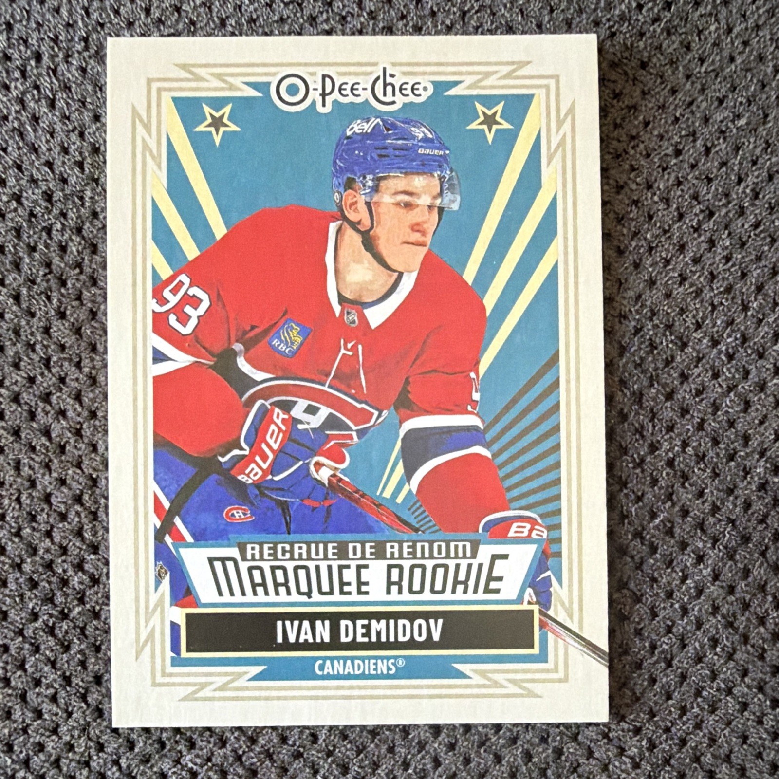 2025 UPPER DECK O-PEE-CHEE #542 IVAN DEMIDOV RETRO MARQUEE ROOKIE RC