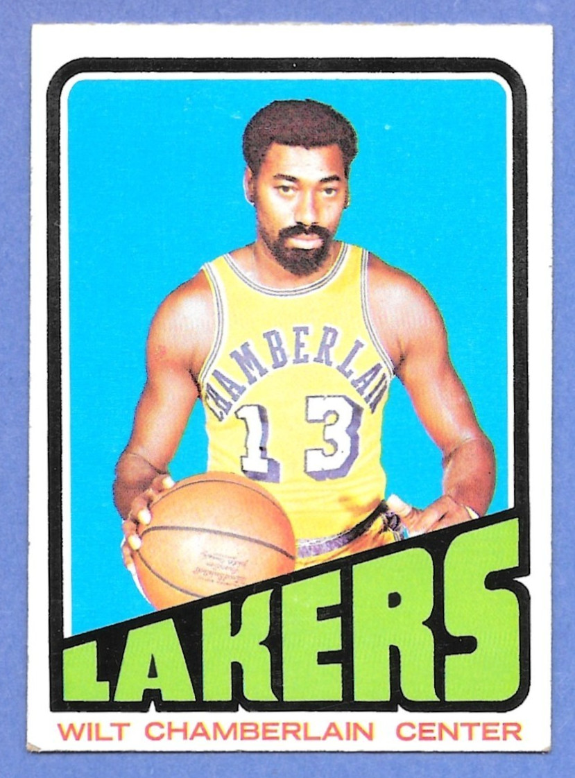 1972-73 Topps Basketball #1 Wilt Chamberlain Lakers EX -EXMT