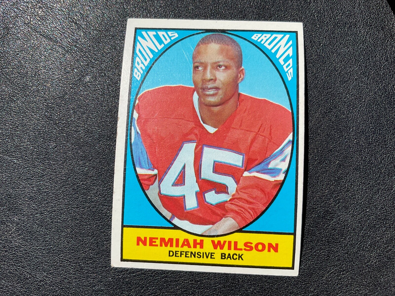 1967 TOPPS FOOTBALL 30-58 BRONCOS & OILERS CARDS PICK CARDS YOU WANT