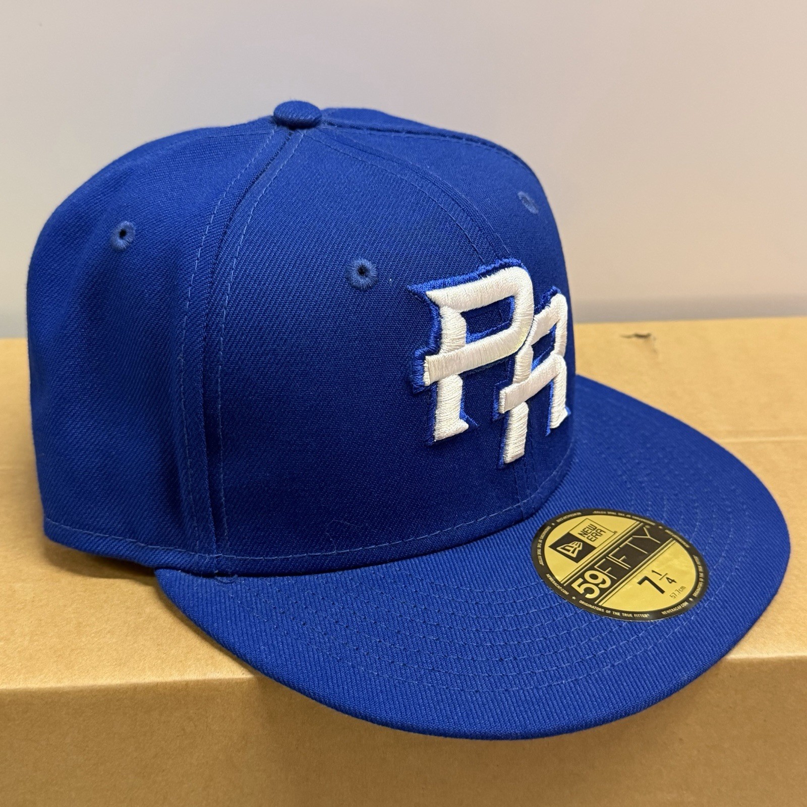 New Era Puerto Rico Hat 7 1/4 World Baseball Classic Cap Baseball Team Blue NEW