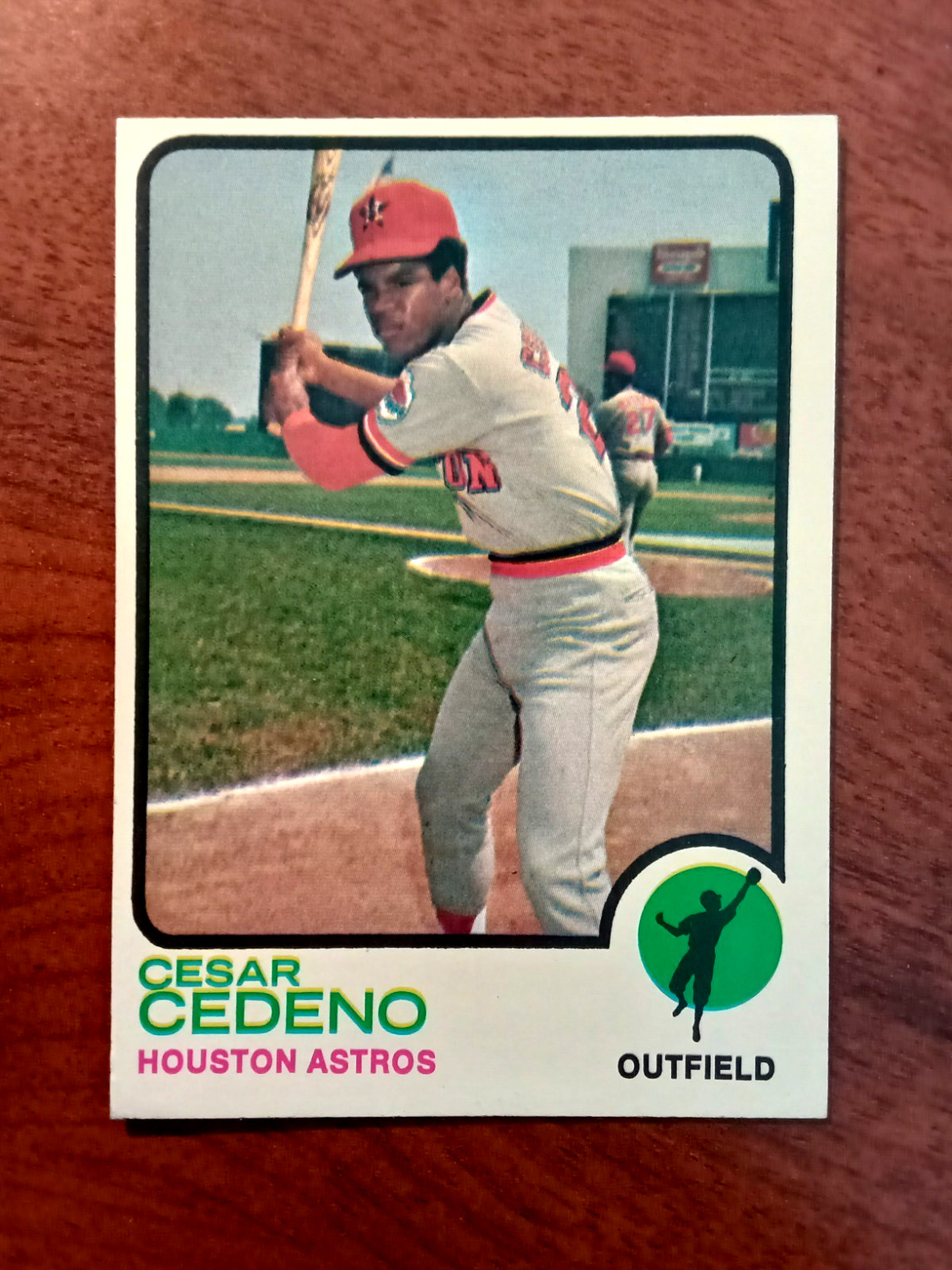 CESAR CEDENO 1973 Topps # 290 Baseball card HOUSTON ASTROS 73 O/C