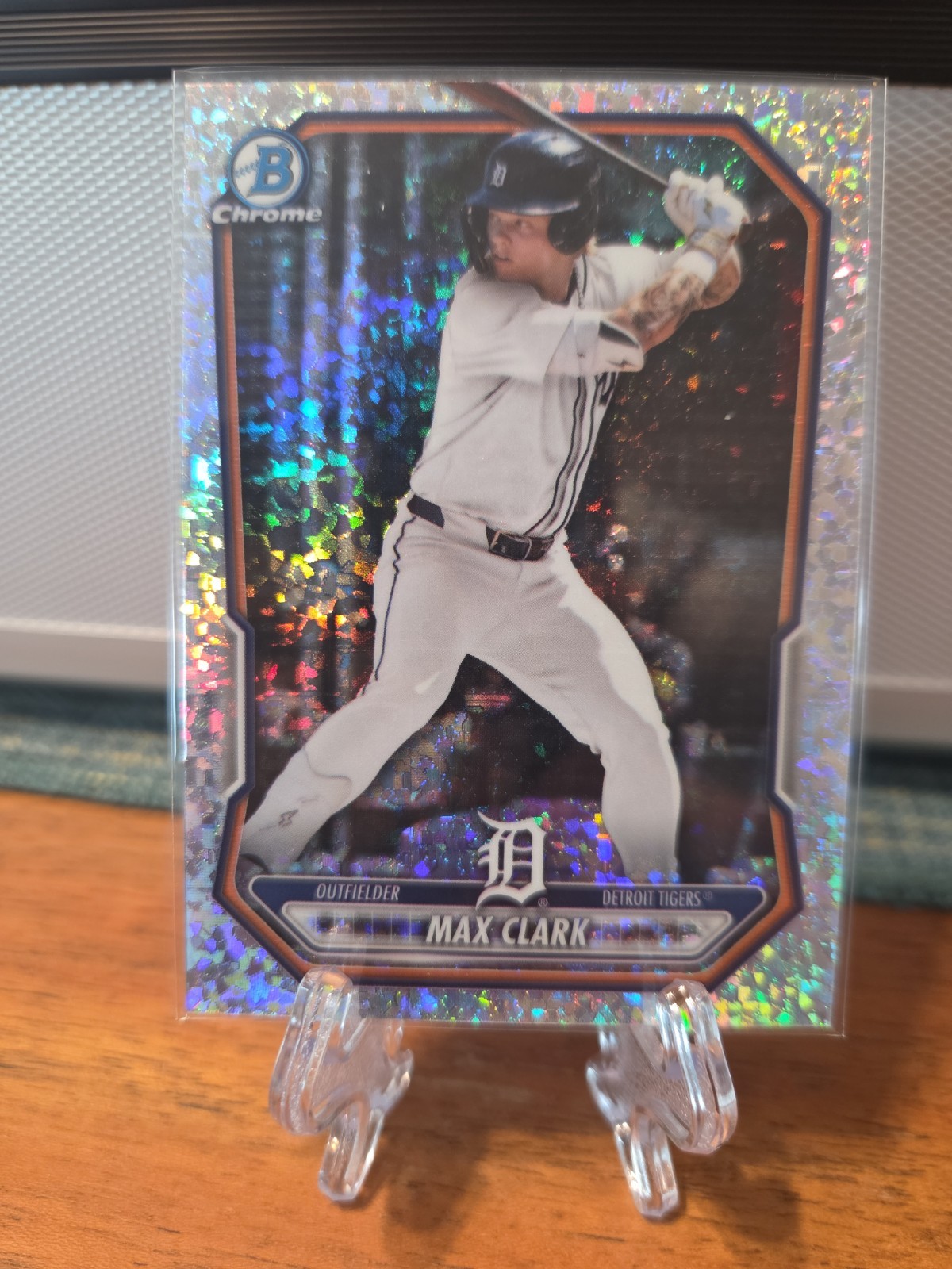 2026 Bowman #BCP-2 Max Clark Prospect Mini Diamond Refractor!