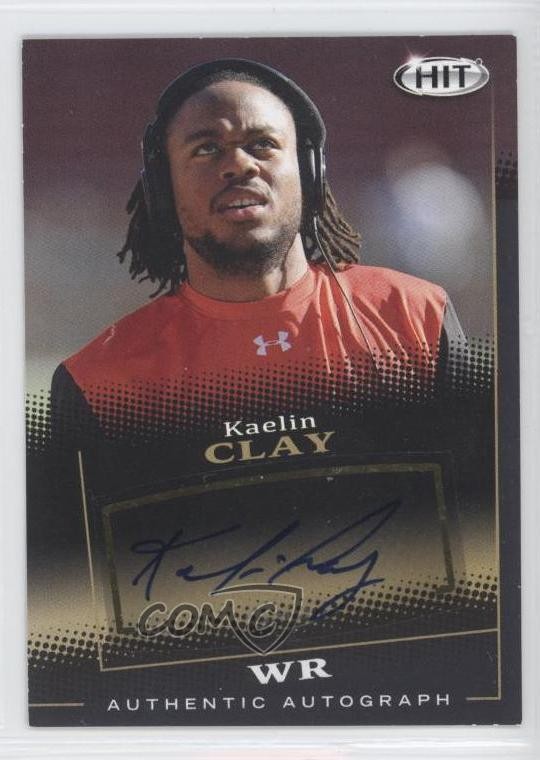 2015 Sage Hit Black Kaelin Clay #A138 Rookie Auto RC 2u3