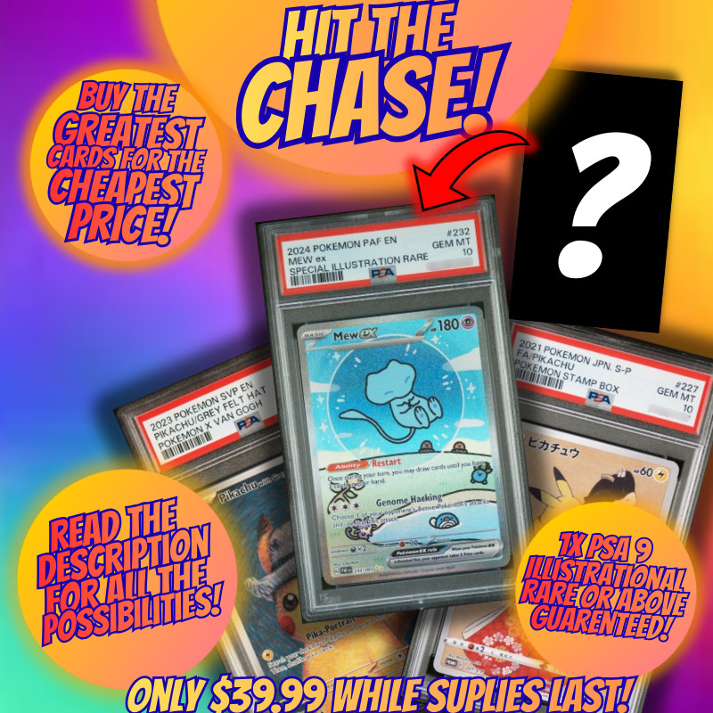 🔥PSA 10 BUBBLE MEW! | 1 IN 100| PSA 9 OR ABOVE | READ DESCRIPTION | SLAB PACK🔥