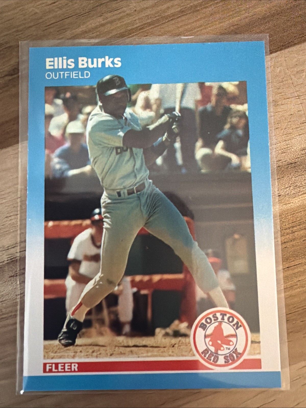 Ellis Burks 1987 Fleer Update #U15 Boston Red Sox (RC) MINT