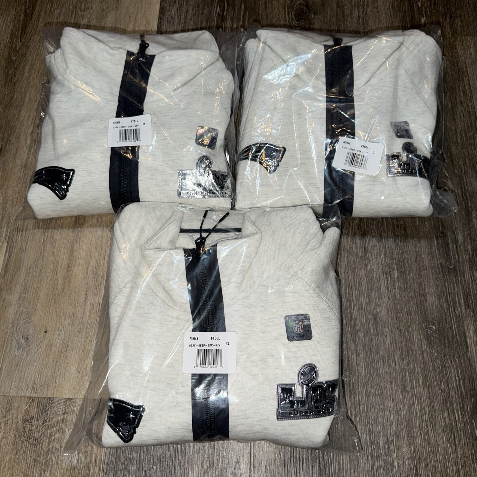 New England Patriots Super Bowl 60 LX Jacket Tech Fleece Opening Night Media Day