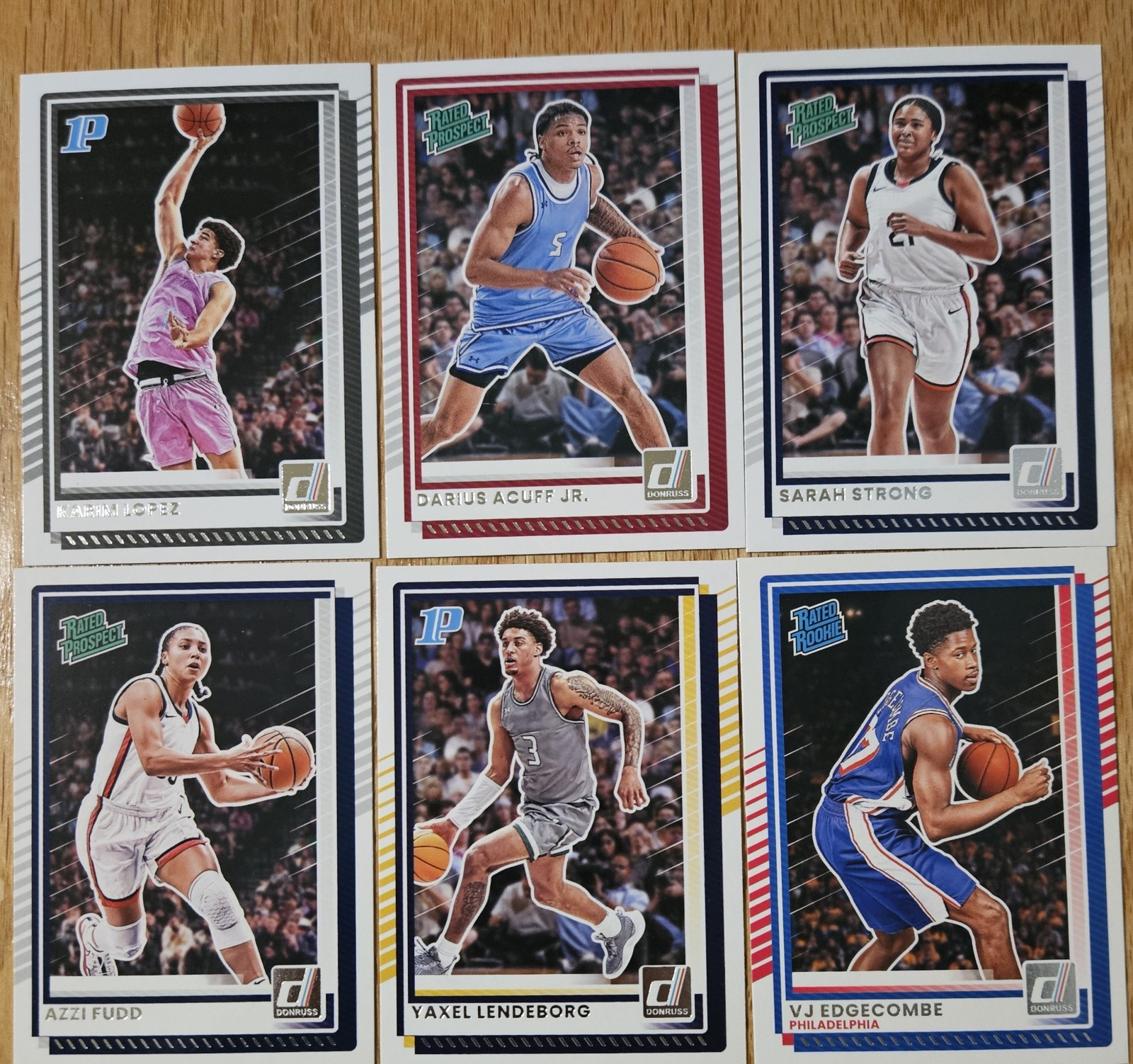 2025-26 Donruss Complete Set 1-200,Lendeborg, Oliva Miles,Acuff Jr., Fudd, Lopez