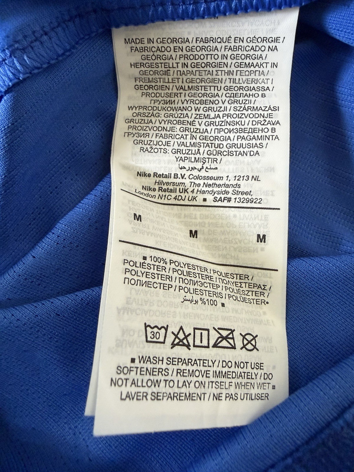Nike Men’s Chelsea F.C. 2025/26 Home Authentic Jersey Palmer HJ4543-496 BNWOT