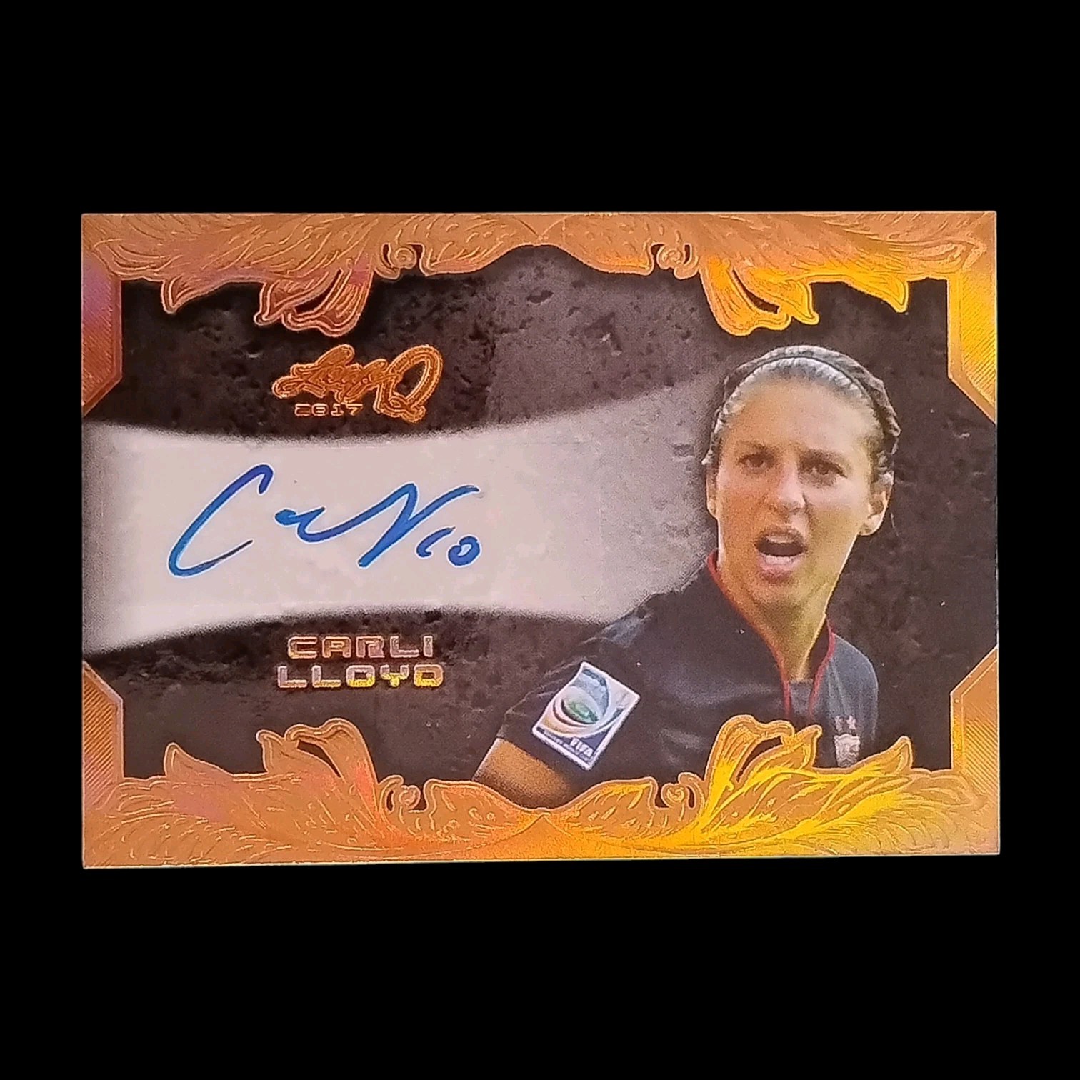 2017 Leaf Q Bronze Autograph Carli Lloyd #BA-CL1