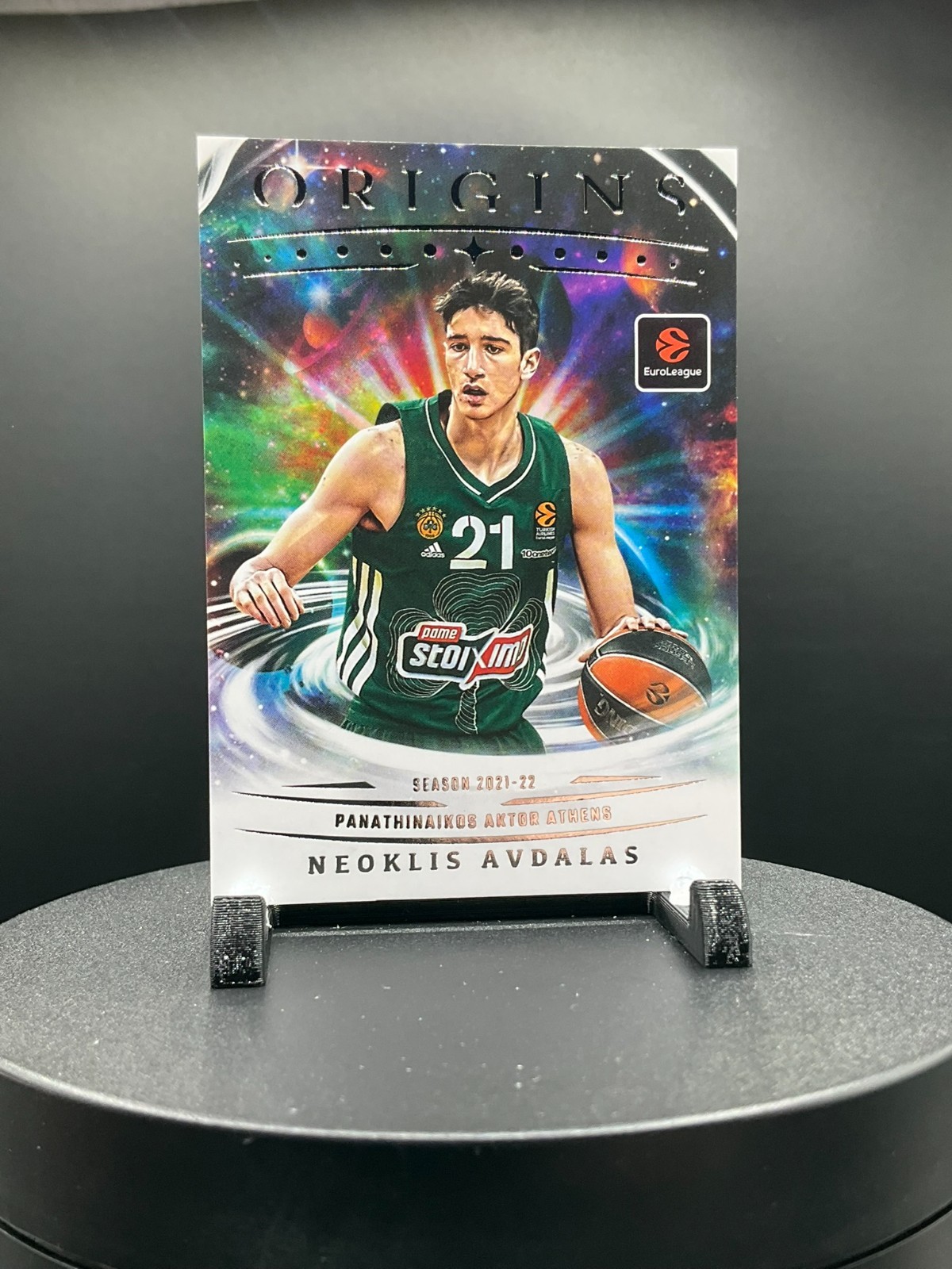 2025-26 Panini Origins EuroLeague #84 Neoklis Avdalas, Panathinaikos AKTOR Athen