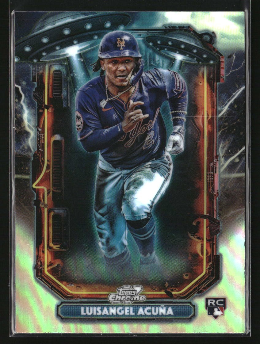 2025 Topps Chrome Cosmic Extraterrestrial Talent Luisangel Acuna #ET-31 Mets