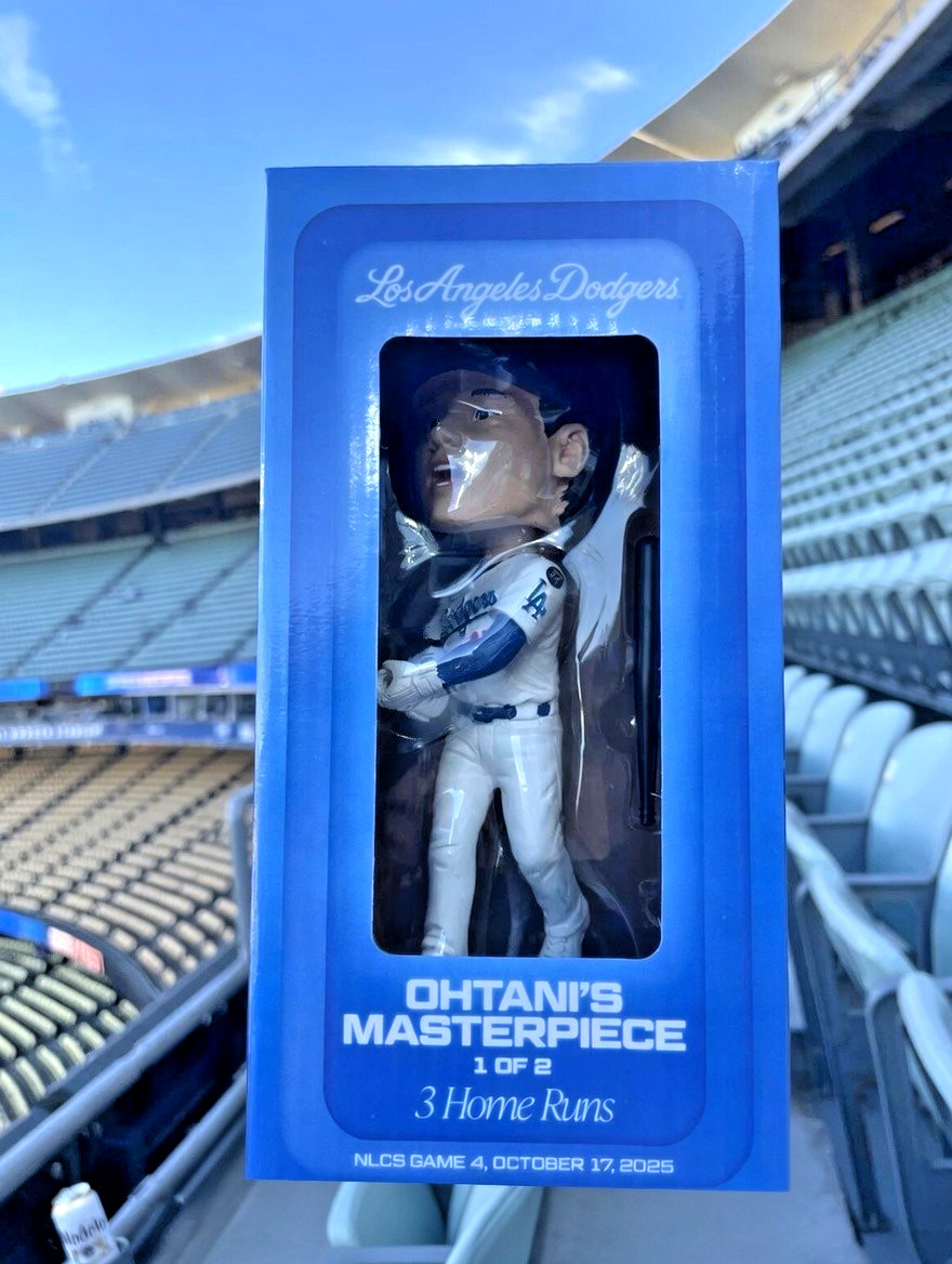 Shohei Ohtani 2026 LA Dodgers Greatest Game 4/10 Part 1 SGA Bobblehead 3 HR’s