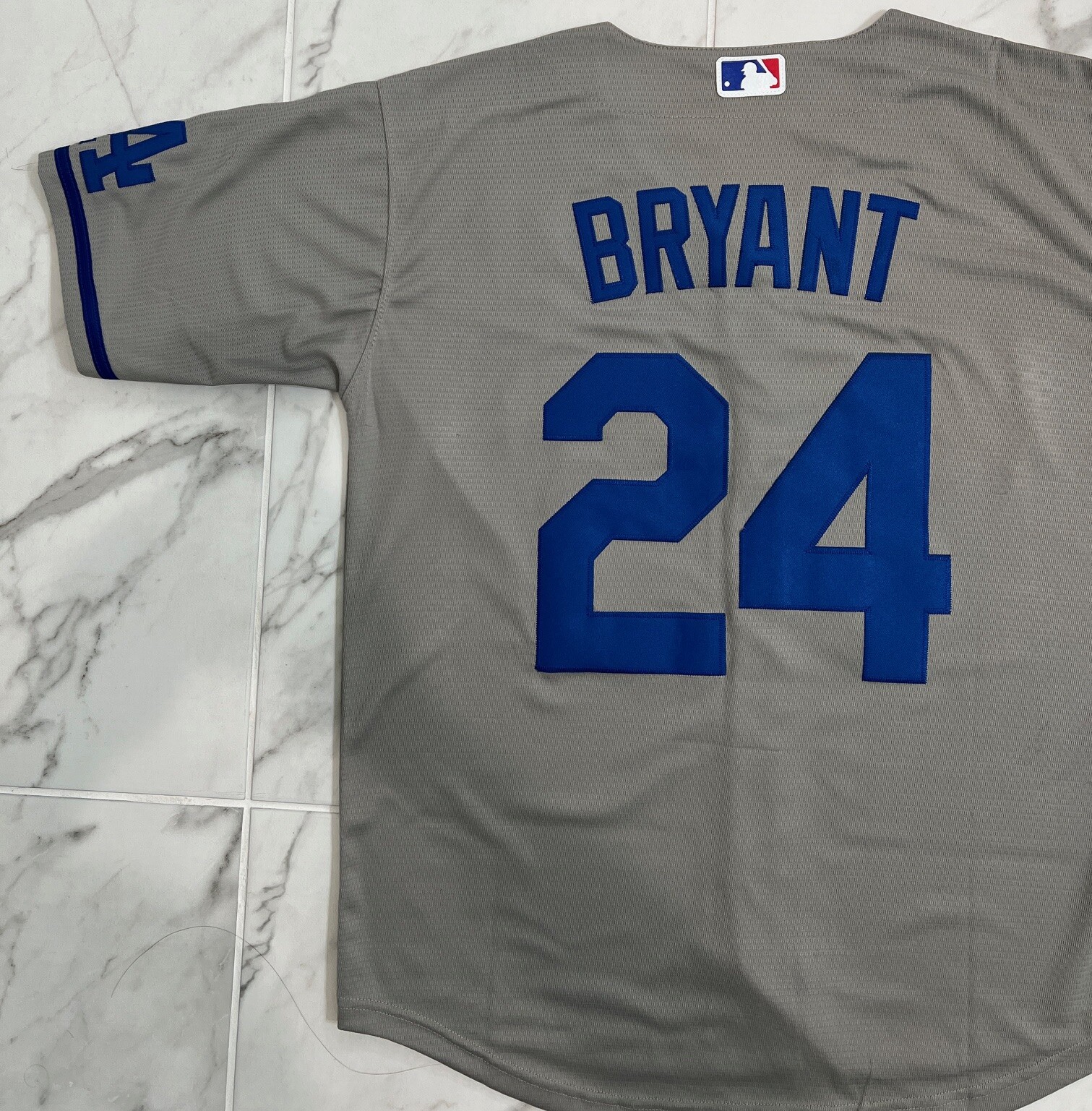 Kobe Bryant Los Angeles Dodgers #8 #24 Adult M L XL 2XL White Black Blue Jersey
