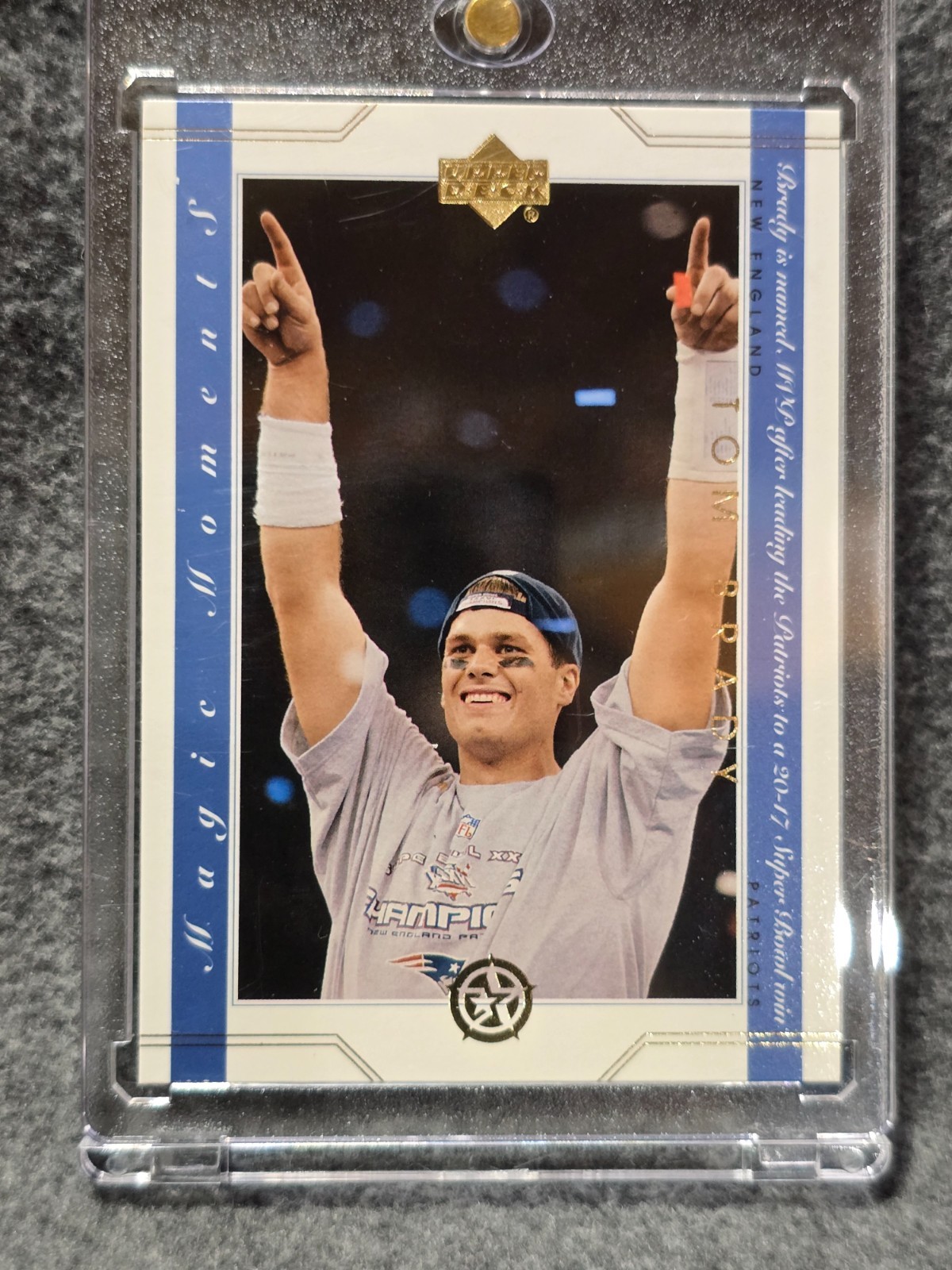 2003 UD Superstars “Magic Moments” MM13 Tom Brady