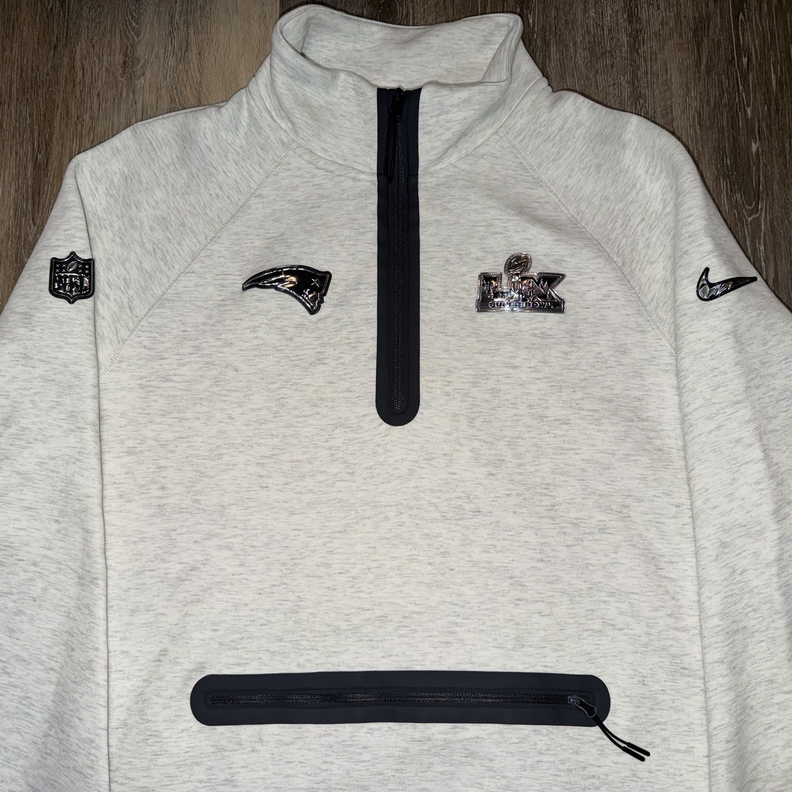New England Patriots Super Bowl 60 LX Jacket Tech Fleece Opening Night Media Day