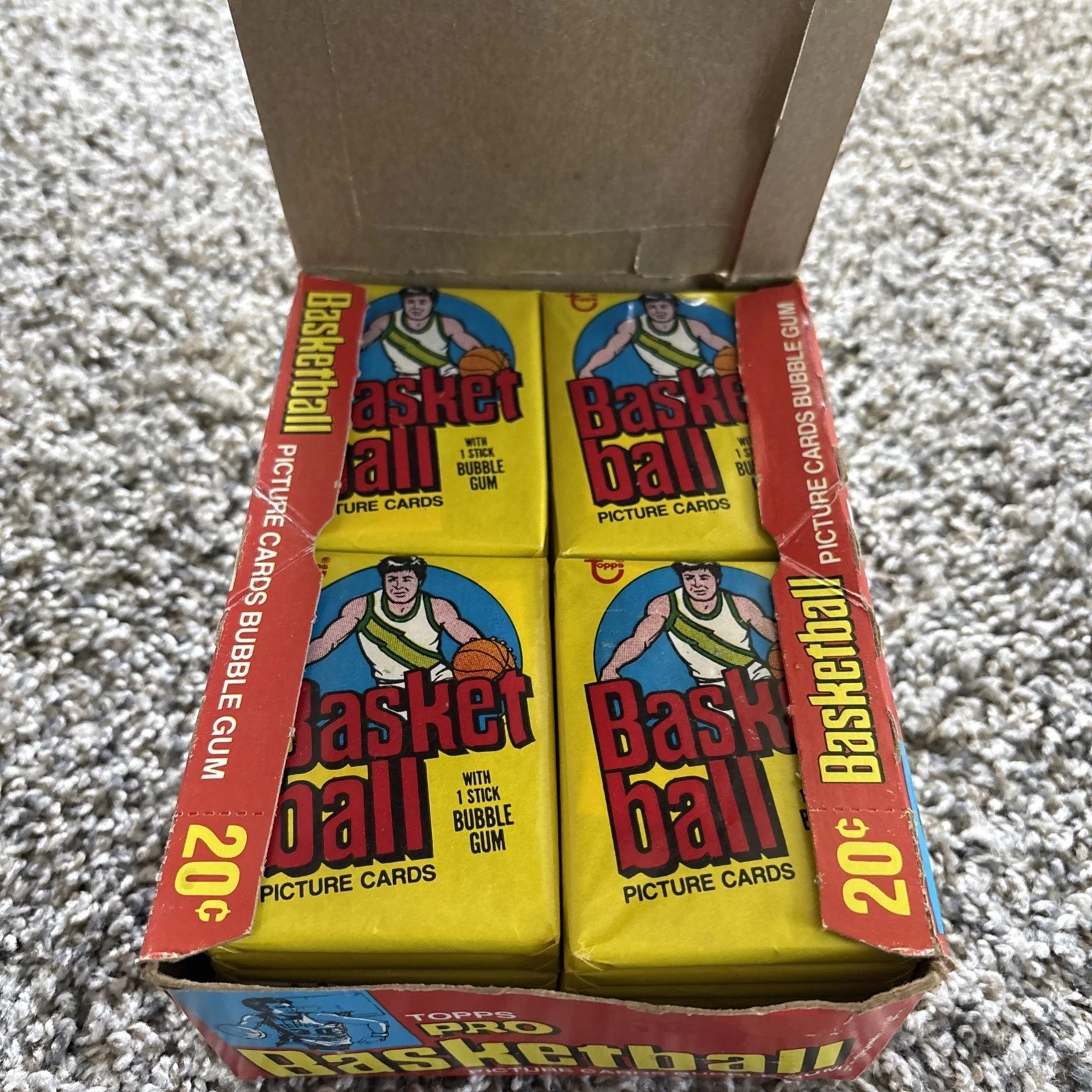 1978-79 Topps Basketball Wax Pack Jabbar Erving Factory Sealed From Unopened Box